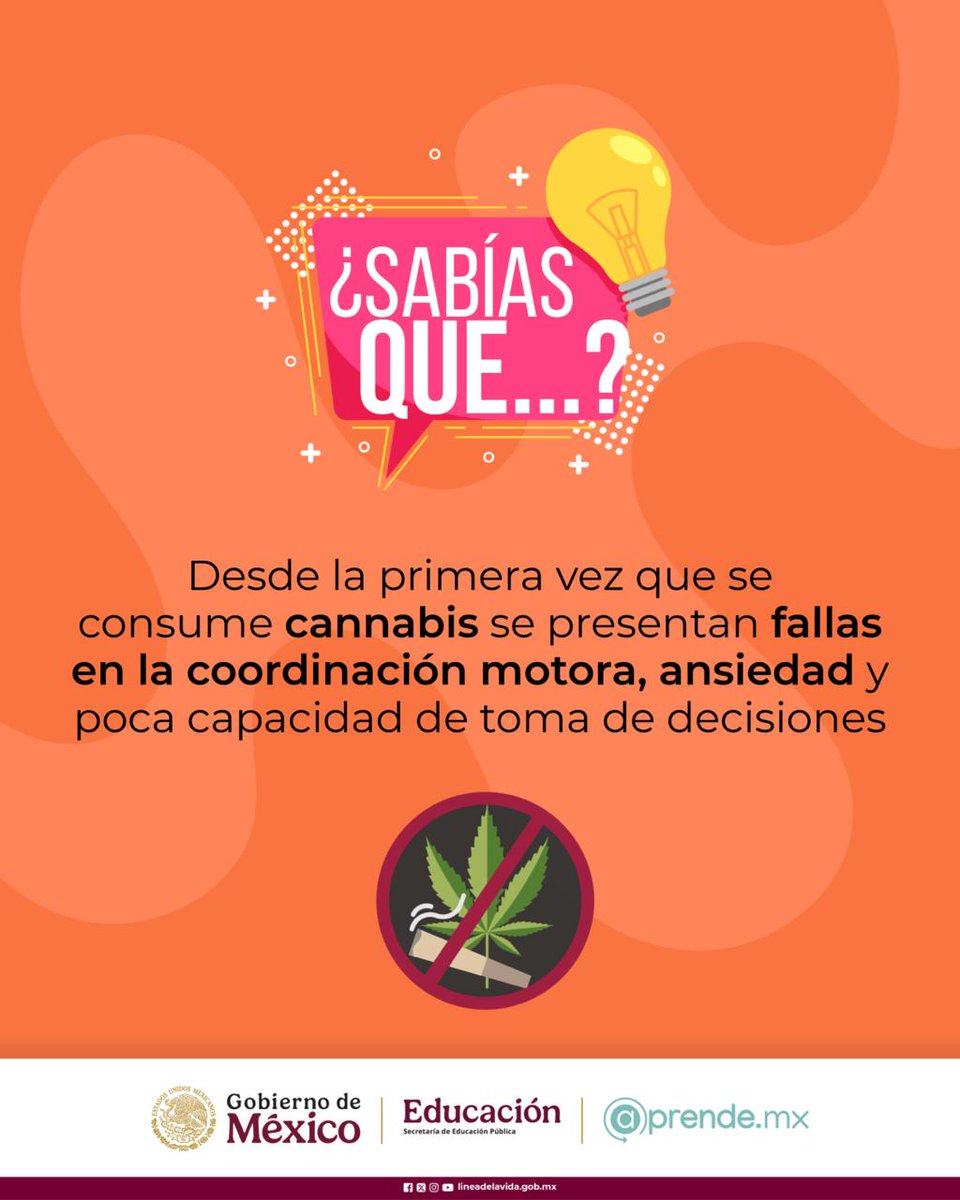 🚨 ¿Lo sabías? Aunque muchos piensan lo contrario, el consumo frecuente de cannabis puede provocar síndrome de abstinencia.

😵‍💫 Mareos, dolor de cabeza, temblores, irritabilidad, ansiedad y hasta agresividad son algunos de sus efectos. Tu bienestar es lo más importante.