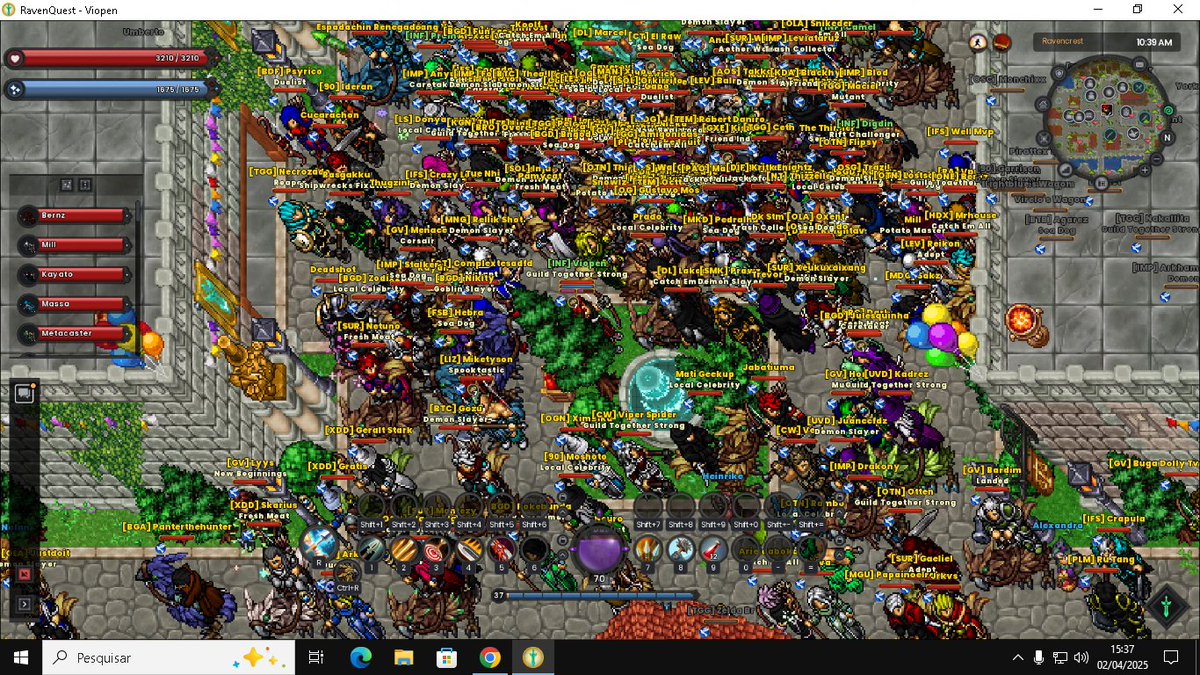 Viopen Infinity   my char in  Ravenquest , Good Jobs !!!