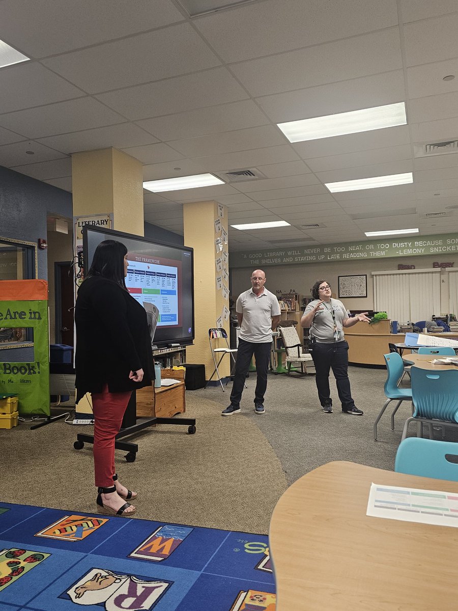 Our Lighthouse Team and Coordinators presenting <a href="/leaderinme/">The Leader in Me</a> to our SAC committee today!