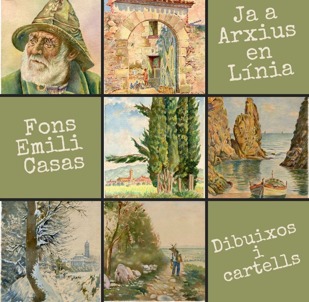 GTDocGrafics's tweet image. L'Arxiu Comarcal del Baix Empordà #ACBE ha publicat al portal Arxius en línia els #cartells i #dibuixos del fotògraf Emili Casas #DocGràfics