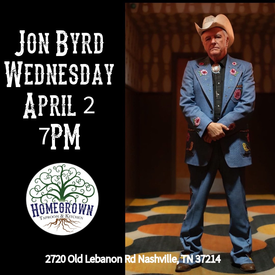 We are so excited to welcome back Jon Byrd to the beer garden tonight and hope to see ya. It is Homie Hour all day after all. 🎶🍻