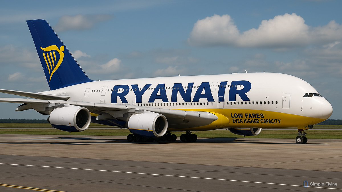 Jahid9999999999's tweet photo. Ryanair Airbus A380+
#Fun #A380 #Ryanair #SimpleFlying https://t.co/mla19LIxuE