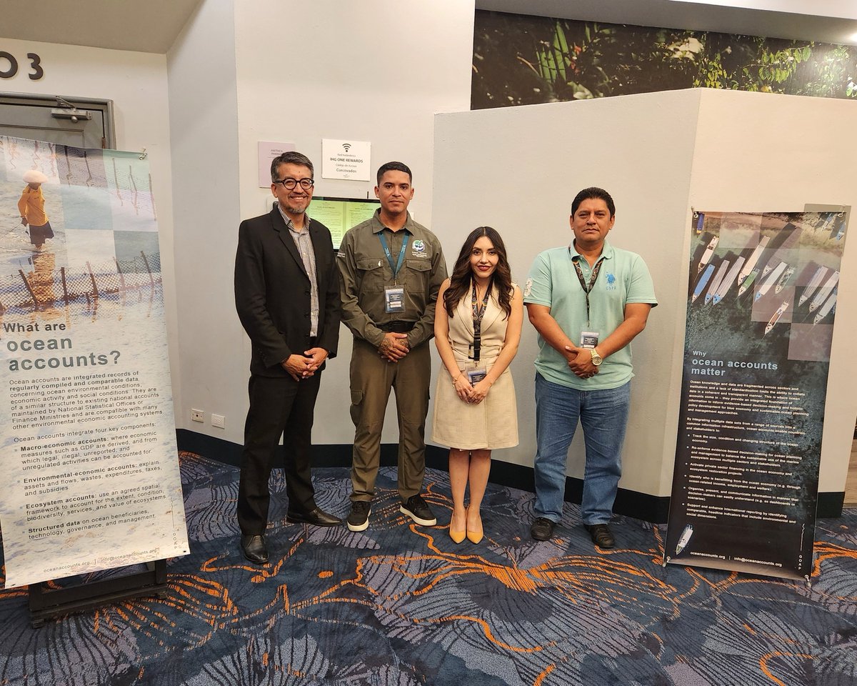 EcuadorMAE's tweet photo. #CostaRica | Del 24 al 27 de marzo, en el marco de los preparativos para la III Conferencia de los Océanos de las Naciones Unidas; representantes del #MAATE participaron en el evento de Intercambio de Cuentas Oceánicas, en donde Ecuador presentó sus avances en #EconomíaAmbiental. https://t.co/em98n9PQIm