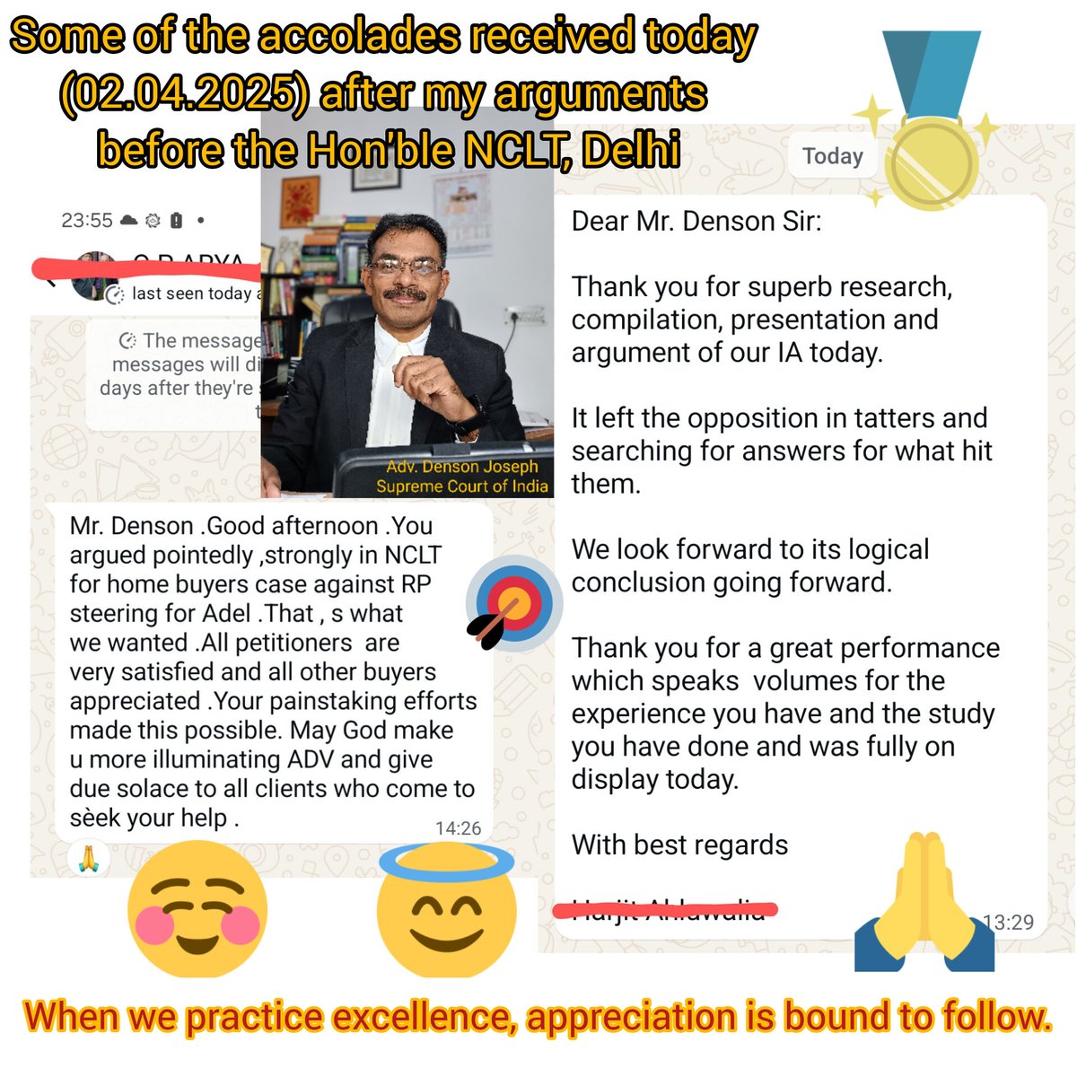 Advocate Denson Joseph (@advocate_denson) on Twitter photo Nothing tastes sweeter than being appreciated for your efforts, isn't it? Nothing tastes sweeter than being appreciated for your efforts, isn't it?