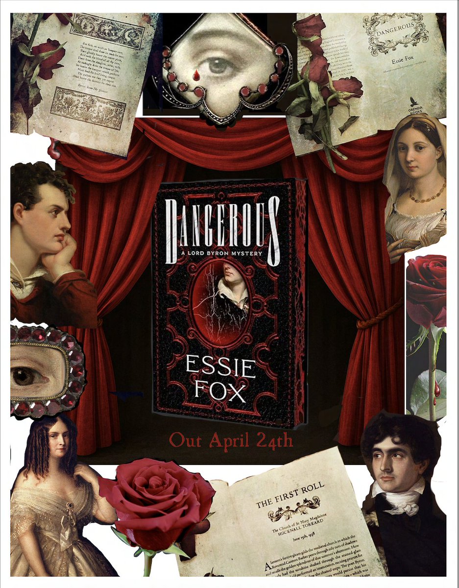 essiefox's tweet image. I can't believe my new gothic crime mystery novel, Dangerous, is going to be published later this month. This characters of this book are still so vivid in mind, so I thought I'd make a collage to show a few of them ~ and  some of the books' beautiful inside pages. @OrendaBooks
