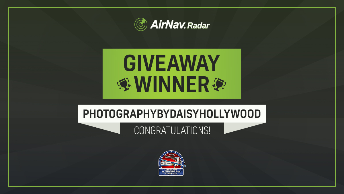 AirNavRadar's tweet image. 🎉 Congratulations to @photographybudaishollywood, the winner of our giveaway with Aircraft Maintenance Engineer! 🛫🔧 Thanks to everyone who participated—stay tuned for more exciting giveaways! #Aviation #Giveaway #AircraftMaintenance