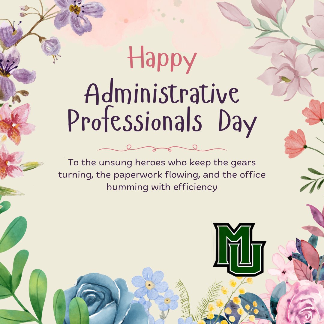 Happy Administrative Professionals Day!

Thank you for always going above and beyond to make the workplace more efficient, organized, and positive. You truly make a difference every day!