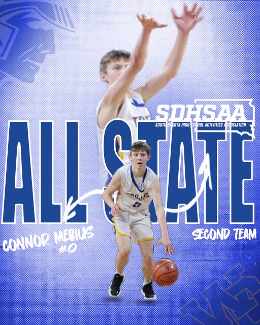 Lighting up the court all season! ⚡️🏀 Sophomore Connor Mebius earns Second Team All-State with 16.6 PPG, 4.1 APG, and 50 steals! Congrats Connor!

#thetrojanway #trojanbasketball #TrojanNation