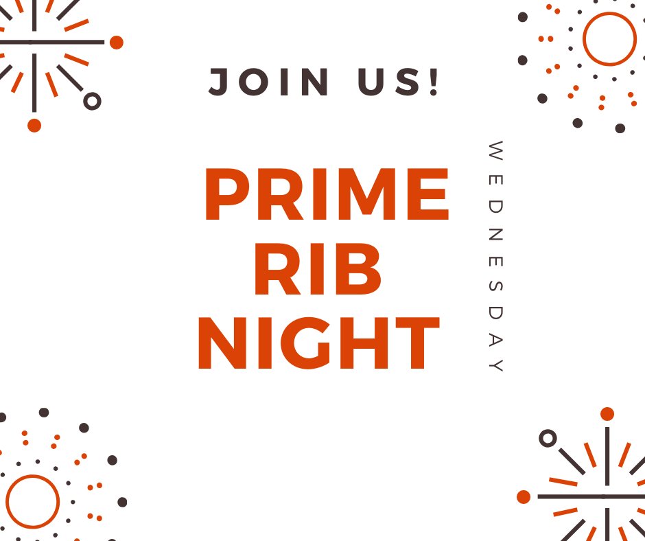 HeathersClub's tweet photo. It's Prime Rib Night!
In addition to prime rib, our regular menu is also available. https://t.co/a35oY62fHr