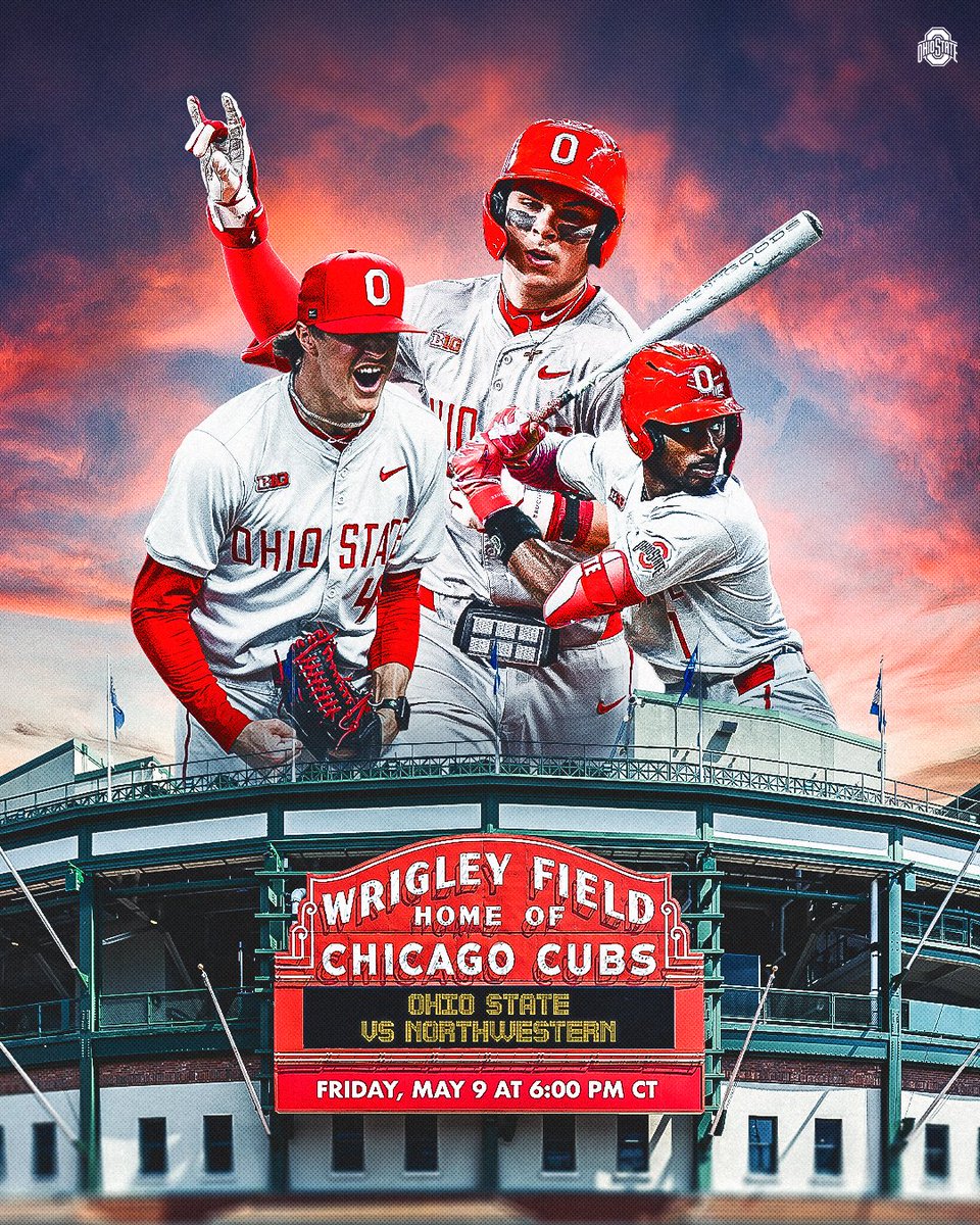 Ohio State Baseball (@ohiostatebase) on Twitter photo ๐ฝ๐ช๐๐ ๐๐ฎ๐ ๐๐๐จ๐๐๐๐ก๐ก ๐๐จ ๐๐ค๐ข๐๐ฃ๐ ๐ฉ๐ค ๐๐๐ ๐๐ง๐๐๐ฃ๐๐ก๐ฎ ๐พ๐ค๐ฃ๐๐๐ฃ๐๐จ ๐๏ธ
Ohio State will open its series against Northwestern at the iconic Wrigley Field on Friday, May 9 at 6:00 p.m. CT/7:00 p.m. ETโผ๏ธ
๐๏ธ cubs.com/northwesternbaโฆ
#GoBucks ๐ฝ๐ช๐๐ ๐๐ฎ๐ ๐๐๐จ๐๐๐๐ก๐ก ๐๐จ ๐๐ค๐ข๐๐ฃ๐ ๐ฉ๐ค ๐๐๐ ๐๐ง๐๐๐ฃ๐๐ก๐ฎ ๐พ๐ค๐ฃ๐๐๐ฃ๐๐จ ๐๏ธ
Ohio State will open its series against Northwestern at the iconic Wrigley Field on Friday, May 9 at 6:00 p.m. CT/7:00 p.m. ETโผ๏ธ
๐๏ธ cubs.com/northwesternbaโฆ
#GoBucks