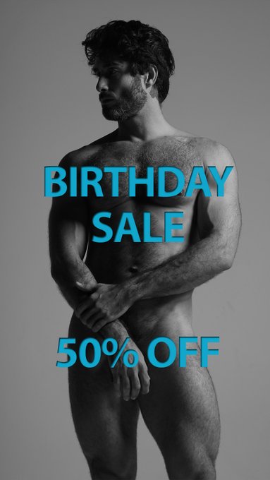 Who's giving me birthday spankings?   50% off THIS WEEK ONLY at https://t.co/9Ml7VuloSu https://t.co
