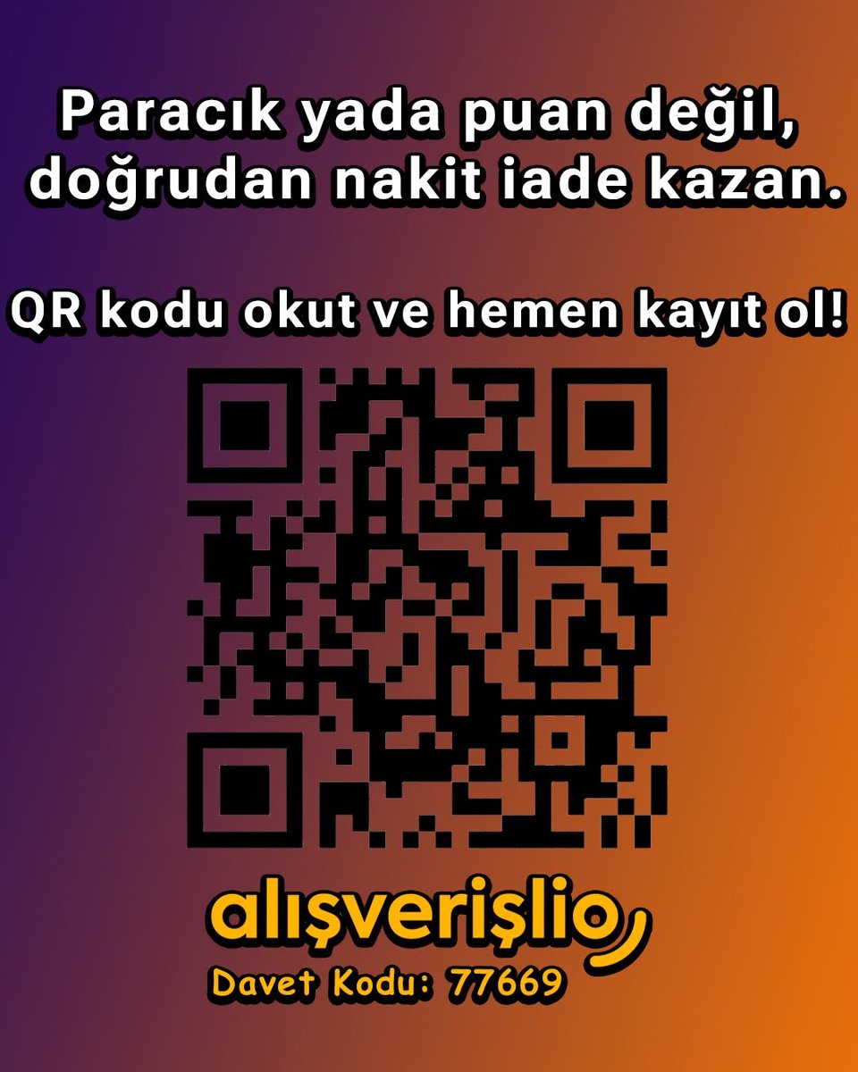 💸 Liolular’a özel bu teklif sayesinde, yaptığın her alışverişte üst limit olmadan nakit iade kazanma ayrıcalığı seni bekliyor!

ref.alisverislio.com/JCZ82CtsGwTaAs…

🛒Alışverişlio Referans Kodu:77669

#Alışverişlio #Cashback  #HızlıAlışveriş #KazançlıAlışveriş
#LioKart #Nakitİade #Alışveriş