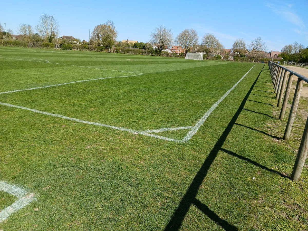 Another warm and productive day cutting 2 pitches at harvesters fc