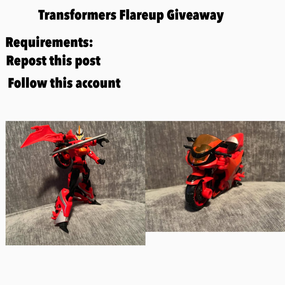 Doing another giveaway and this time it’s Flareup! Requirements are simple, and in the photo down below! Winner will be announced May 4th!