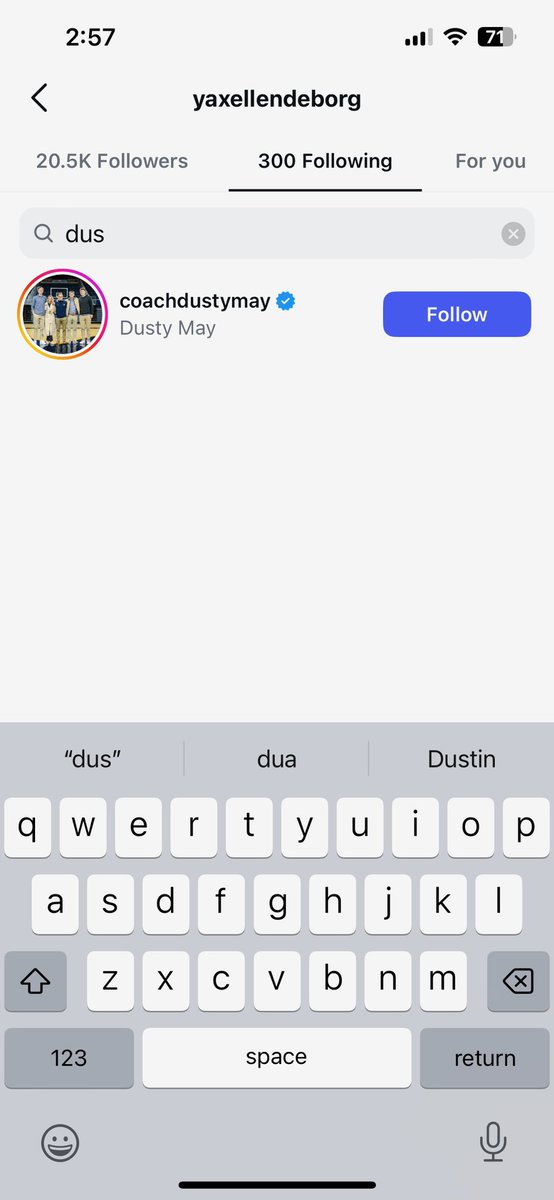 TScoops's tweet image. 👀 Top transfer portal target Yaxel Lendeborg has recently followed Dusty May on Instagram.