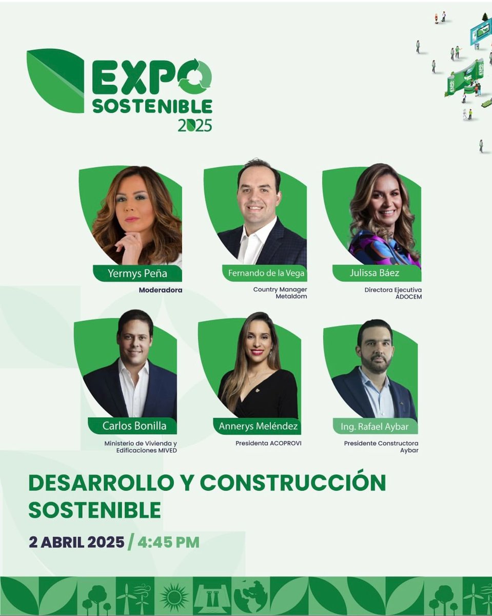 Próximos paneles en la tarde de hoy #ExpoSostenible