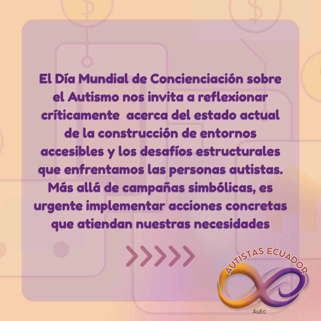 AutistasEc593's tweet photo. Pronunciamiento crítico por el 2 de abril #AuEc #autismo #neurodivergent #2deabril https://t.co/4IewoDy4DF