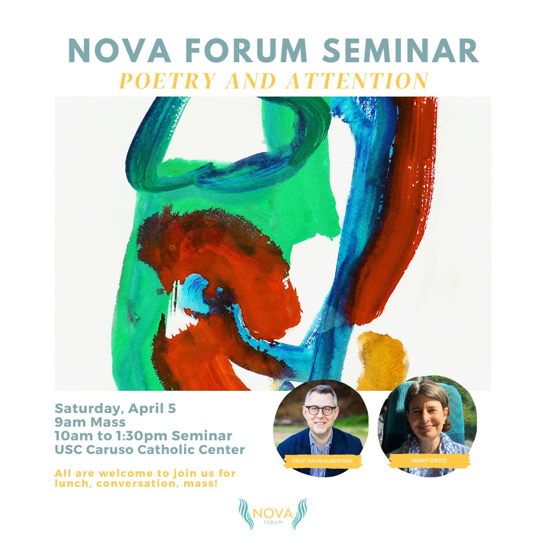 For our LAST seminar, we turn to T.S. Eliot’s "Four Quartets," in dialogue with philosopher Simone Weil. What virtues of attention and memory do we need to rediscover? How do Christian prayer—and university studies—require the virtue of attention? Join us for our conversation!