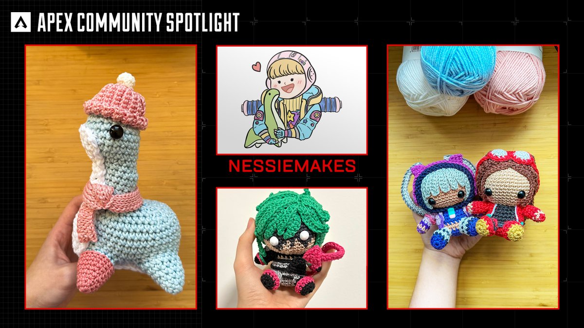Nessie (@nessiemakes) on Twitter photo Oh who's that👀super excited to be featured in one of <a href="/PlayApex/">Apex Legends</a>'s community spotlight, and for even more people to see what I've been working on 🥰🥰 thank you for all your love and support; it means more than you know ❤️ Oh who's that👀super excited to be featured in one of <a href="/PlayApex/">Apex Legends</a>'s community spotlight, and for even more people to see what I've been working on 🥰🥰 thank you for all your love and support; it means more than you know ❤️