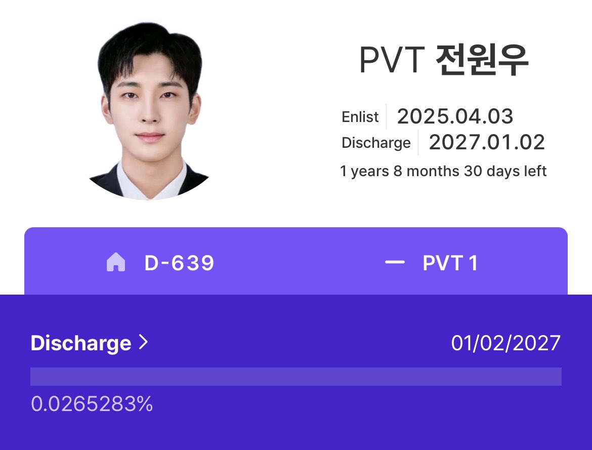 cheologne's tweet photo. D-639 of PVT Jeon Wonwoo 🫡 https://t.co/gMqgRLTElL