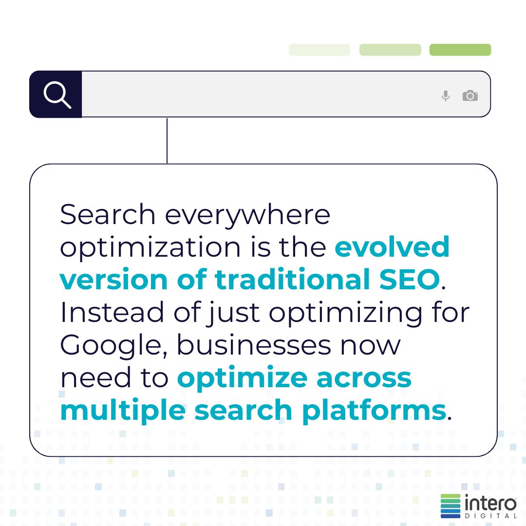 Google isn’t the main character anymore. 40% of Gen Z prefers searching on TikTok or Instagram instead, which means #SEO just got a rebrand:

Search Everywhere Optimization.

The game has changed. It’s not just about ranking on Google. It’s about showing up wherever your audience