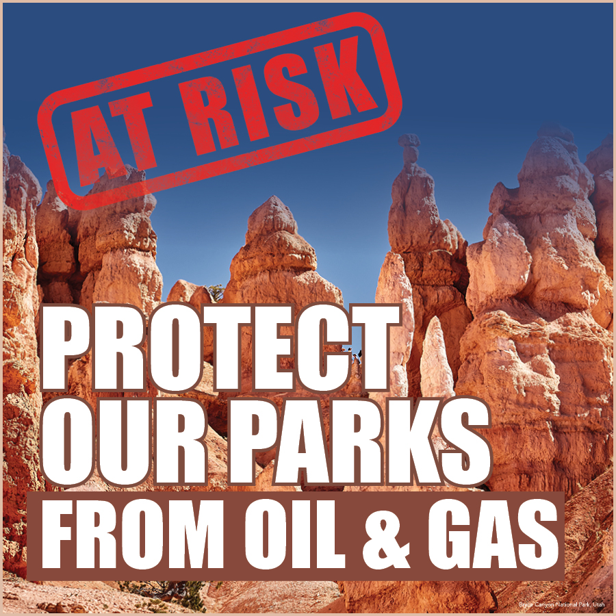 EarthjusticeAct's tweet photo. Grand Canyon, Teton, Zion, Olympic – the list goes on. A new bill from @SteveDaines puts 63+ national parks on the line by opening up the surrounding #PublicLands to leasing for oil and gas profit. Our parks are NOT FOR SALE – we need Congress to #ProtectOurParks https://t.co/KgYQwYgGvA