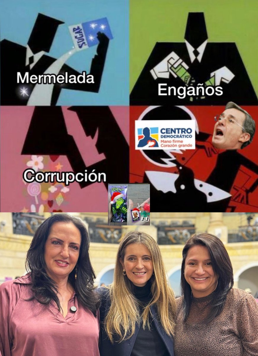 Mermelada , engaños , corrupción estos fueron los ingredientes perfectos para crear a la facha uribista perfecta , pero el genocida Uribe agregó accidental mente otro ingrediente a la fórmula la sustancia CD 💥💥

! Y así nacieron las chicas súper fachas uribistas !
Aprobada 😎