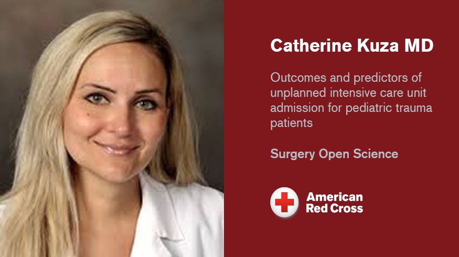 Unplanned intensive care unit admission (UIA) for pediatric trauma patients is rare but associated with increased complications and death. This research in <a href="/surgeryopen/">Surgery Open Science</a> with <a href="/catherinekuzamd/">Catherine M. Kuza, MD, FASA, FCCM</a> looks at significant predictors of UIA. rdcrss.org/3Dt9n8d