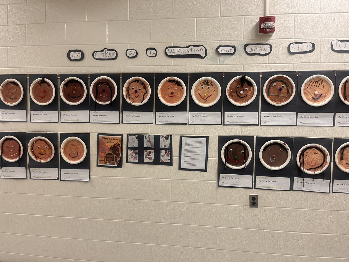 George Syme Kindergarten students are busy learning about identity and their unique traits. We are proud of our learners!