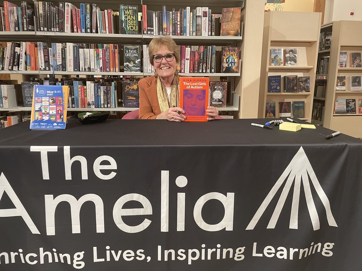 A few pictures from tonight’s Gina Rippon talk on “The Lost Girls of Autism” at The Amelia. 

Lots more TW Lit Fest events coming in May, to find out more visit twlitfest.co.uk