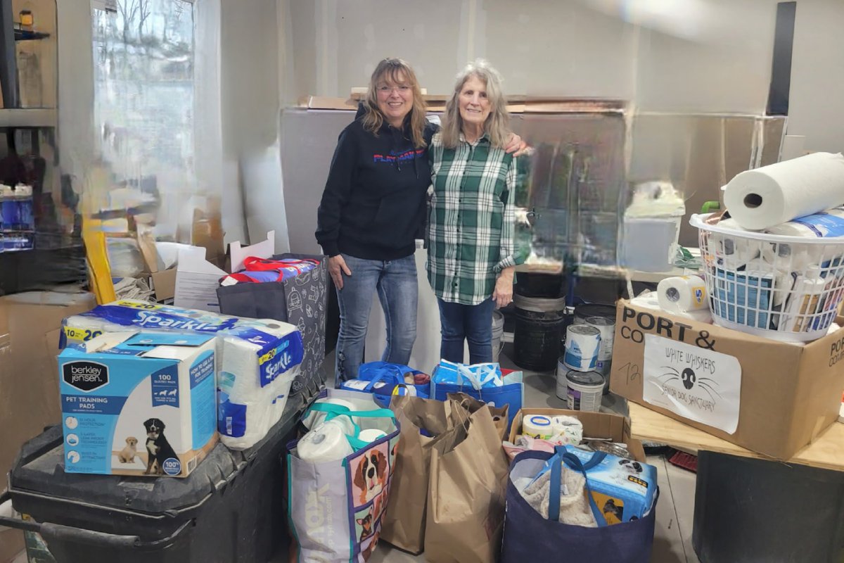 Our Harrison’s Playmakers Bowling event in March!! We paid it forward to White Whiskers Dog Sanctuary! Thank you to our sponsors- The Alfieros and NYS Justice Center , volunteers, Abbott lanes, and our playmakers pups!