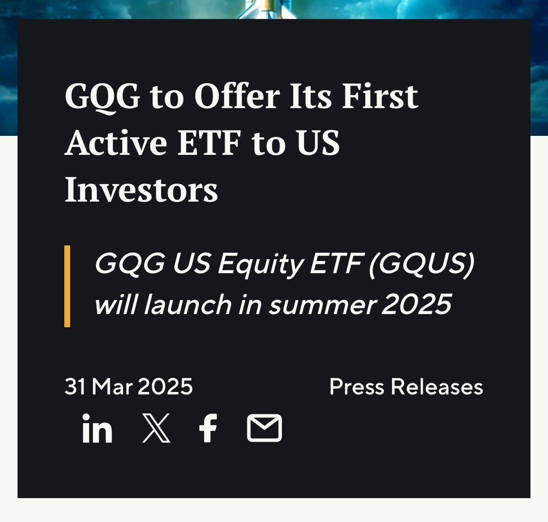 About face after saying prior they wouldn’t do an ETF, as they didn’t want to offer daily transparency on portfolio holdings