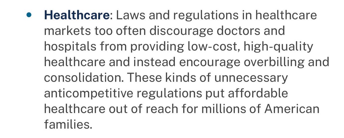 Dan Choi, MD, FAAOS (@drdanchoi) on Twitter photo Amazing news! DOJ launching Anticompetitve Regulations Task Force
For healthcare <a href="/AGPamBondi/">Attorney General Pamela Bondi</a> team needs to look at why 70%+ physicians are now employed
It’s because of anticompetitive environment that has destroyed private practice!
Bring back private practice and Make Amazing news! DOJ launching Anticompetitve Regulations Task Force
For healthcare <a href="/AGPamBondi/">Attorney General Pamela Bondi</a> team needs to look at why 70%+ physicians are now employed
It’s because of anticompetitive environment that has destroyed private practice!
Bring back private practice and Make