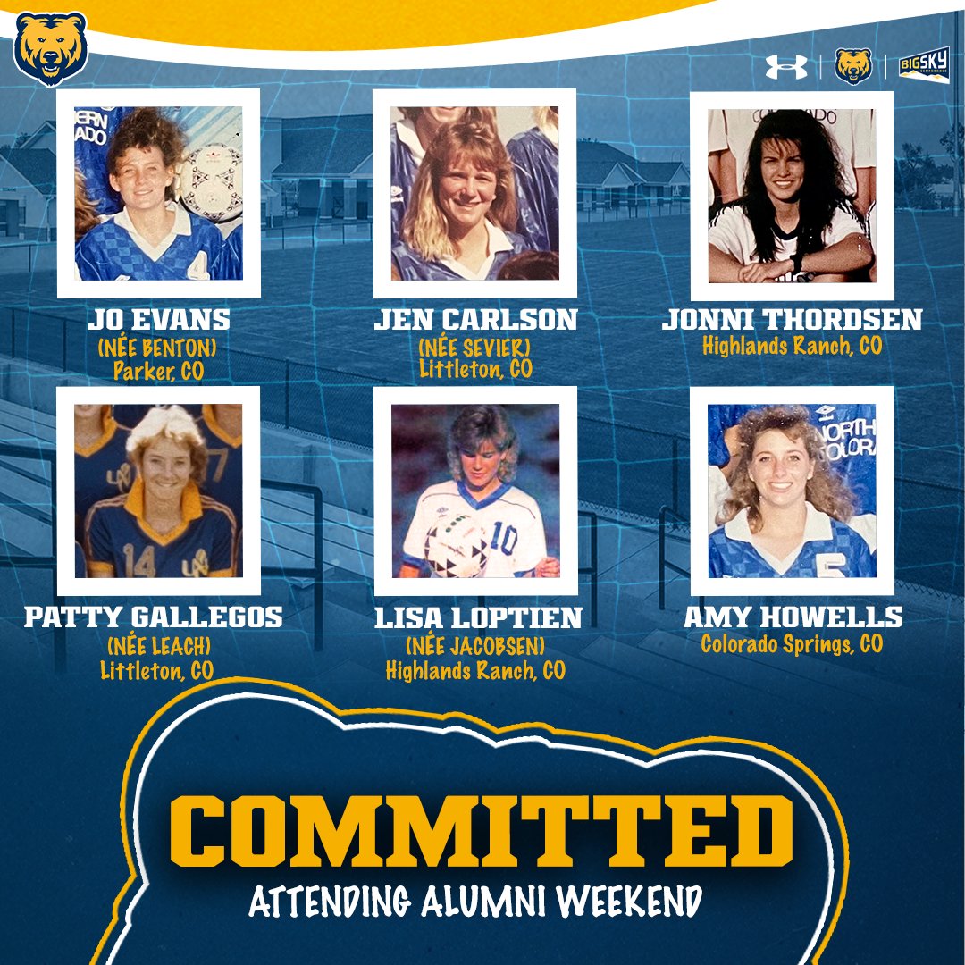 Bringing back some of the OGs! Two of these alumni were on first UNC Varsity Soccer Team, including Hall of Famer Lisa Loptien!

#BearWitness
