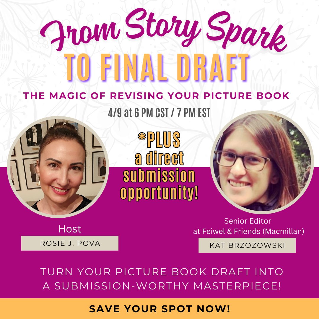 RosiePOV's tweet photo. Time change for the workshop... see below. 
Still time to join!!! 

https://t.co/Jy1FpTJ0mu

#kidlit
#editorworkshop https://t.co/Ca9eHRmZmF