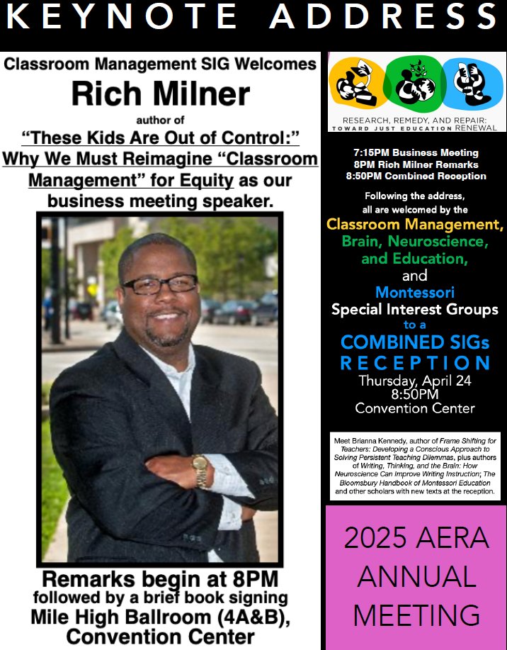 AERA Classroom Management SIG tweet media