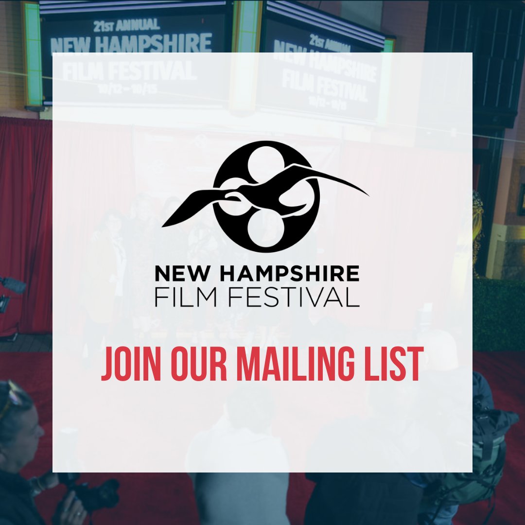 New Hampshire Film Festival (@nhff) on Twitter photo 📣 Want to be the first to hear about New Hampshire #FilmFestival news?
Join our #mailinglist to get updates straight to your inbox!
Stay in the know on ticket sales, #film announcements, schedules, and more. Sign up now on our website!
nhfilmfestival.com
#nh #nhff 📣 Want to be the first to hear about New Hampshire #FilmFestival news?
Join our #mailinglist to get updates straight to your inbox!
Stay in the know on ticket sales, #film announcements, schedules, and more. Sign up now on our website!
nhfilmfestival.com
#nh #nhff