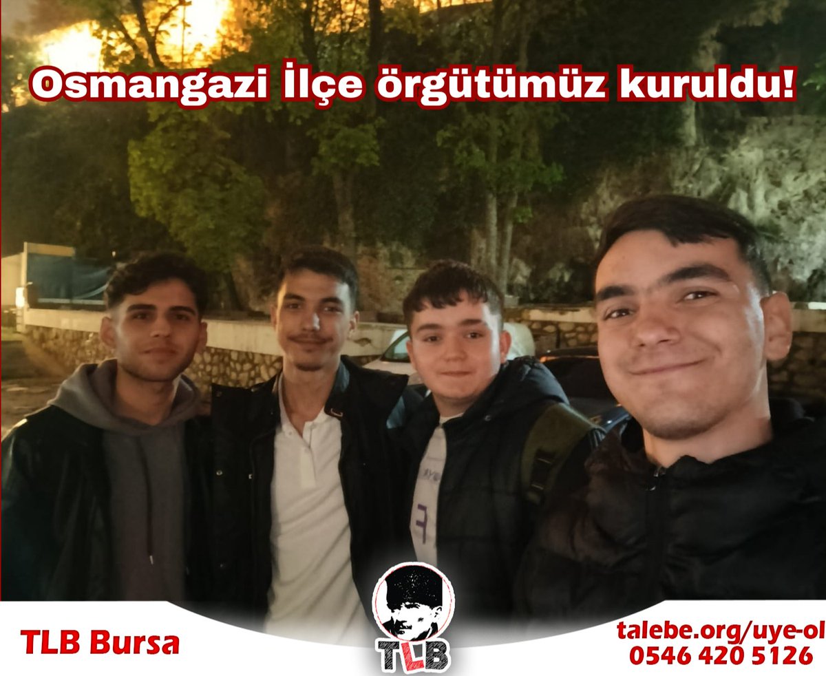 TLB Bursa olarak Genel Başkanımız Furkan Olga'nın katılımıyla gerçekleştirdiğimiz toplantı sonucunda Osmangazi ilçe örgütümüzü kurduk.

Arkadaşlarımıza yeni görevlerinde başarılar dileriz. 🇹🇷

Osmangazi'de TLB rüzgarı esecek! ✊🏼