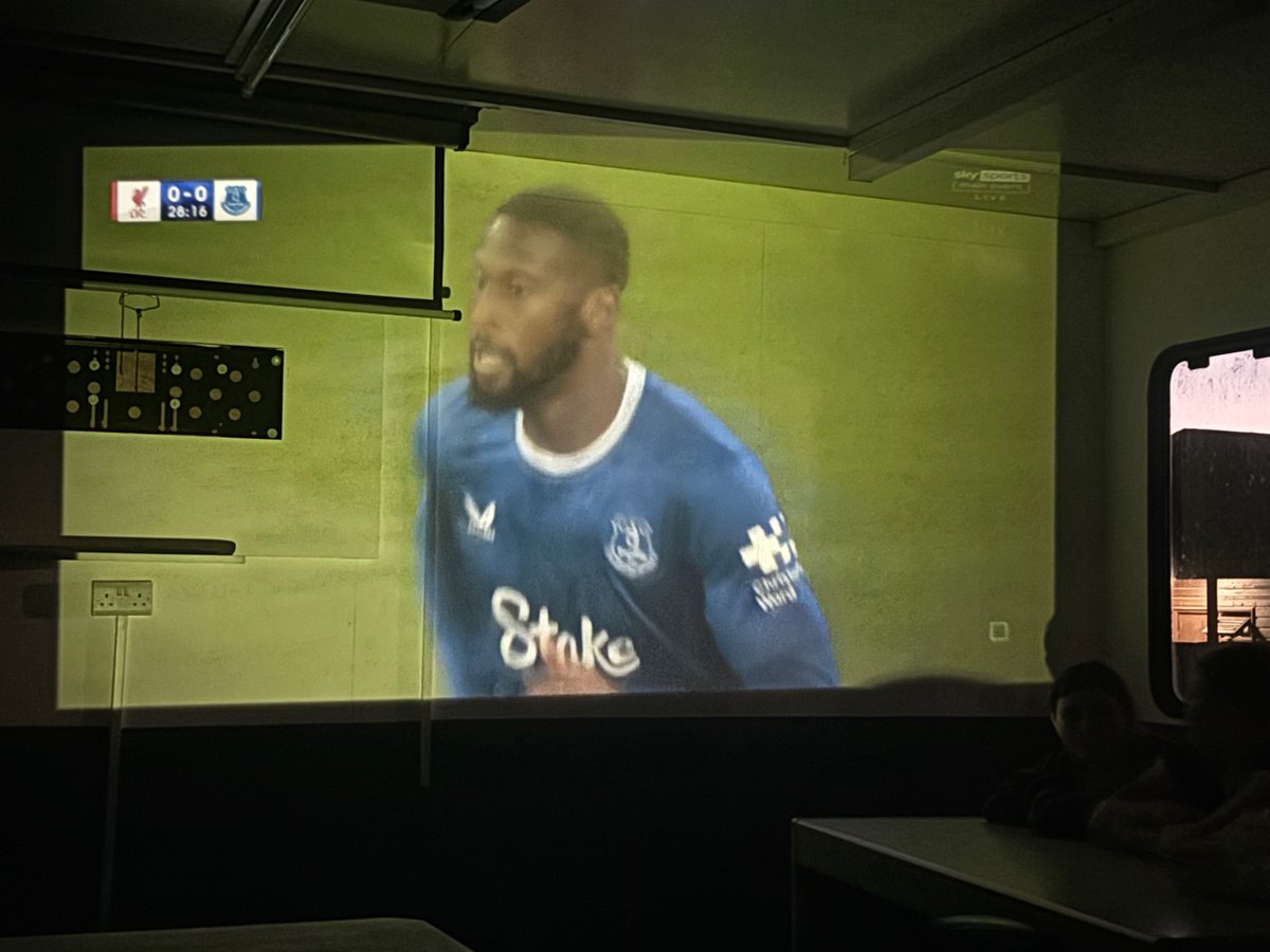 We may be away in PGL but we have still managed to get the Merseyside Derby for the children  to watch. <a href="/StMargarets_/">St Margaret's Anfield CE Primary</a> <a href="/SMA_Year6/">Year 6</a>