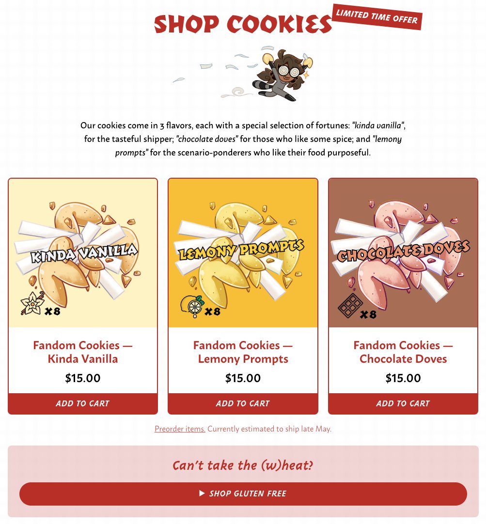 fujoc0ded's tweet photo. 🥠 Cookie (Run) Ranks 🥠

Curious about how each cookie is performing? Wonder no more with our rankings 🖼️

The FREE digital pack is out*running* others but
"Lemony Prompts" and "Chocolate Doves" are head to head, with "Kinda Vanilla" in hot pursuit!

Go help your fave win!! https://t.co/wBUQVgkf9q