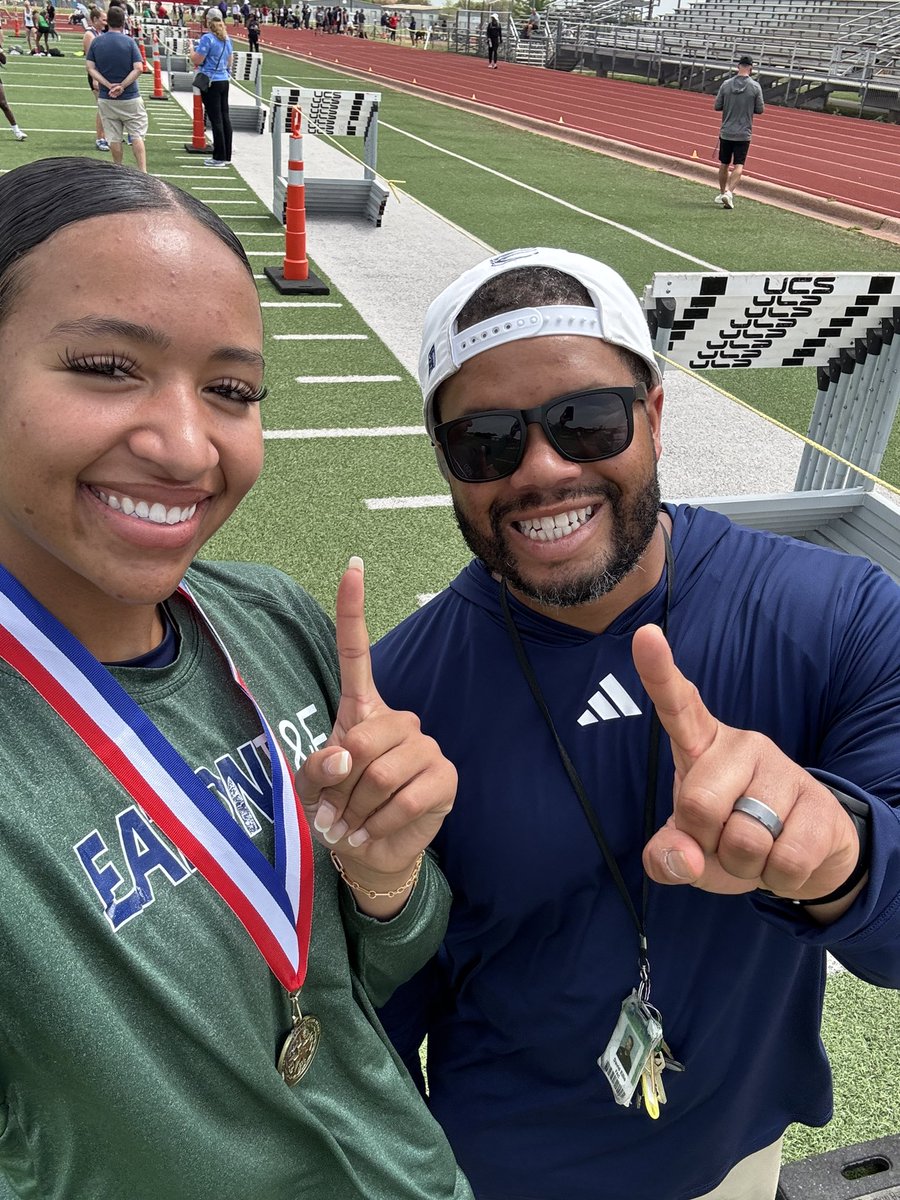 First in district! Area qualifier! Proud coach