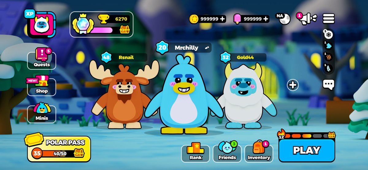 ryanconnollyart's tweet image. UI for @SnowBlastersHQ is coming along nicely!
Let me know what you think!
#SnowBlasters