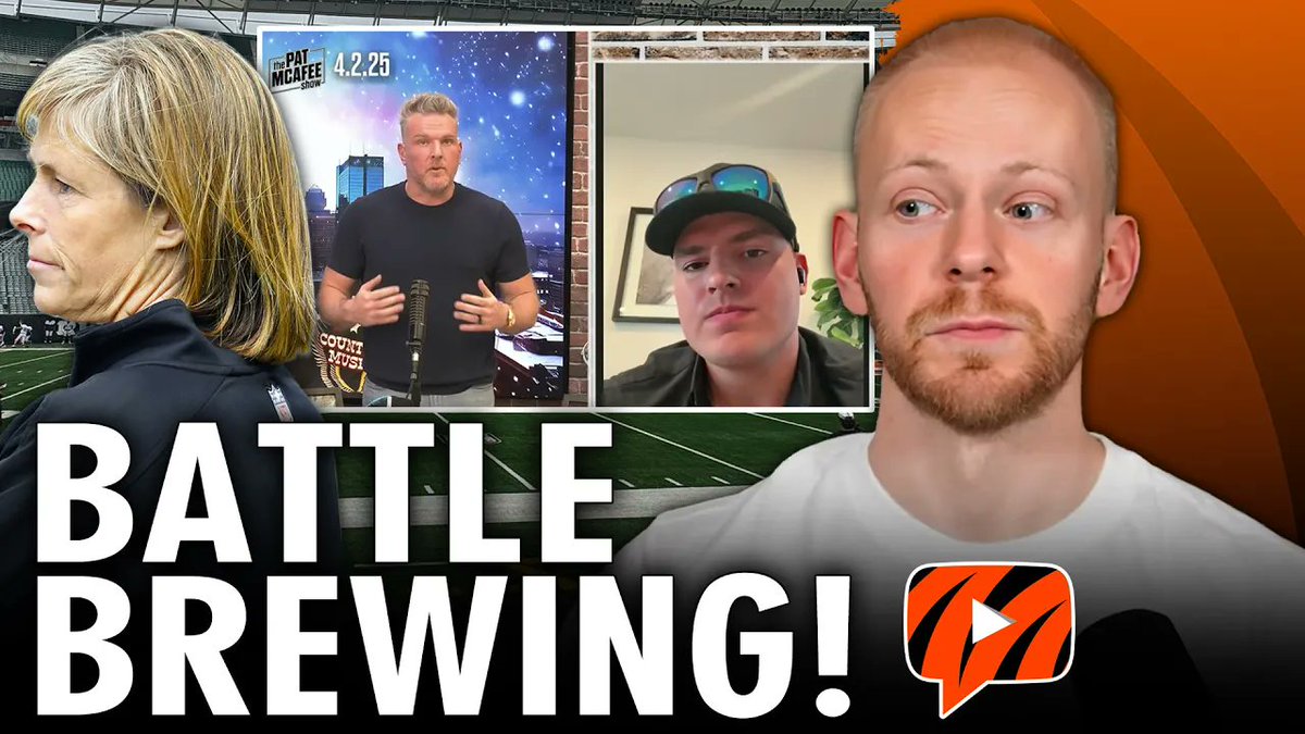 JamesRapien's tweet image. A Battle is Brewing, Bengals fans. My instant reaction to Trey Hendrickson's appearance on the Pat McAfee Show, Katie Blackburn's comments and what could be next for the Bengals and their star pass rusher🏈

Watch⬇️

🔗: youtu.be/N4E294dUKYM