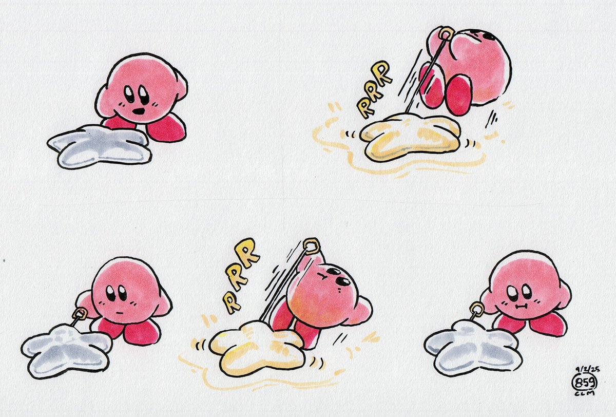 ClmPaper's tweet image. Kirby's Ride