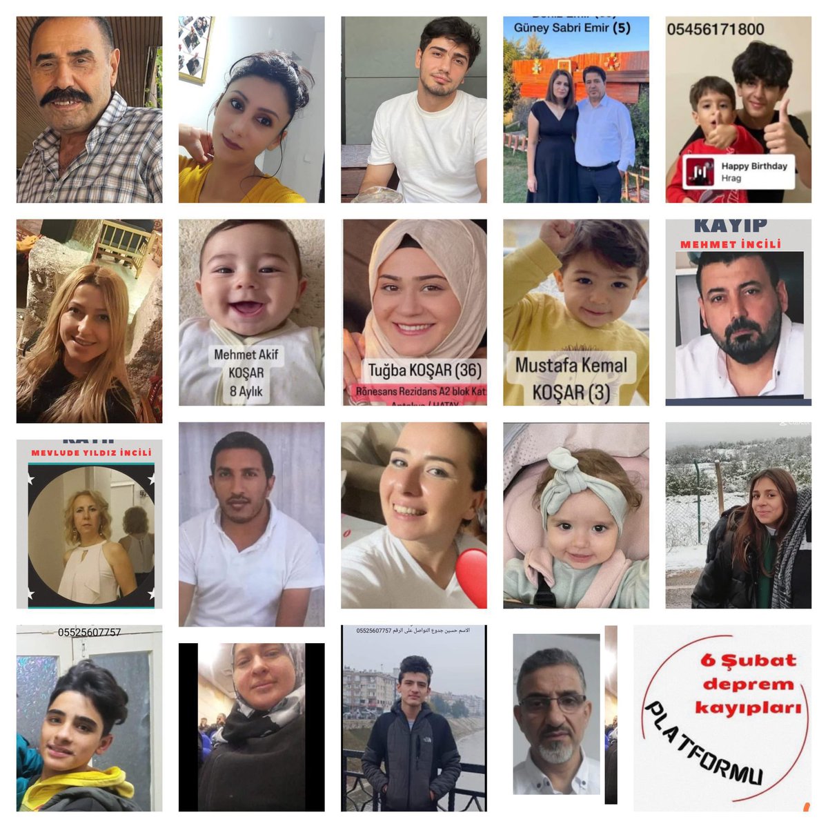 6Subatdepremkayiplariplatformu Official tweet media