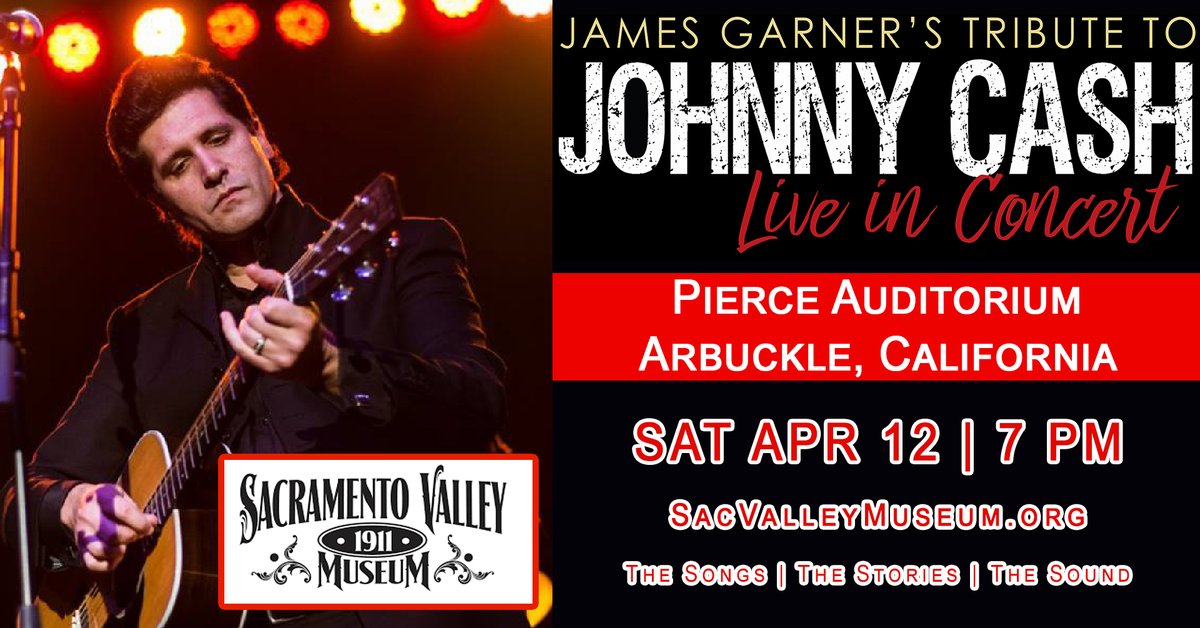 We'll see you next week in Arbuckle for a concert benefiting the Sacramento Valley Museum! Tickets: sacvalleymuseum.org/special-events