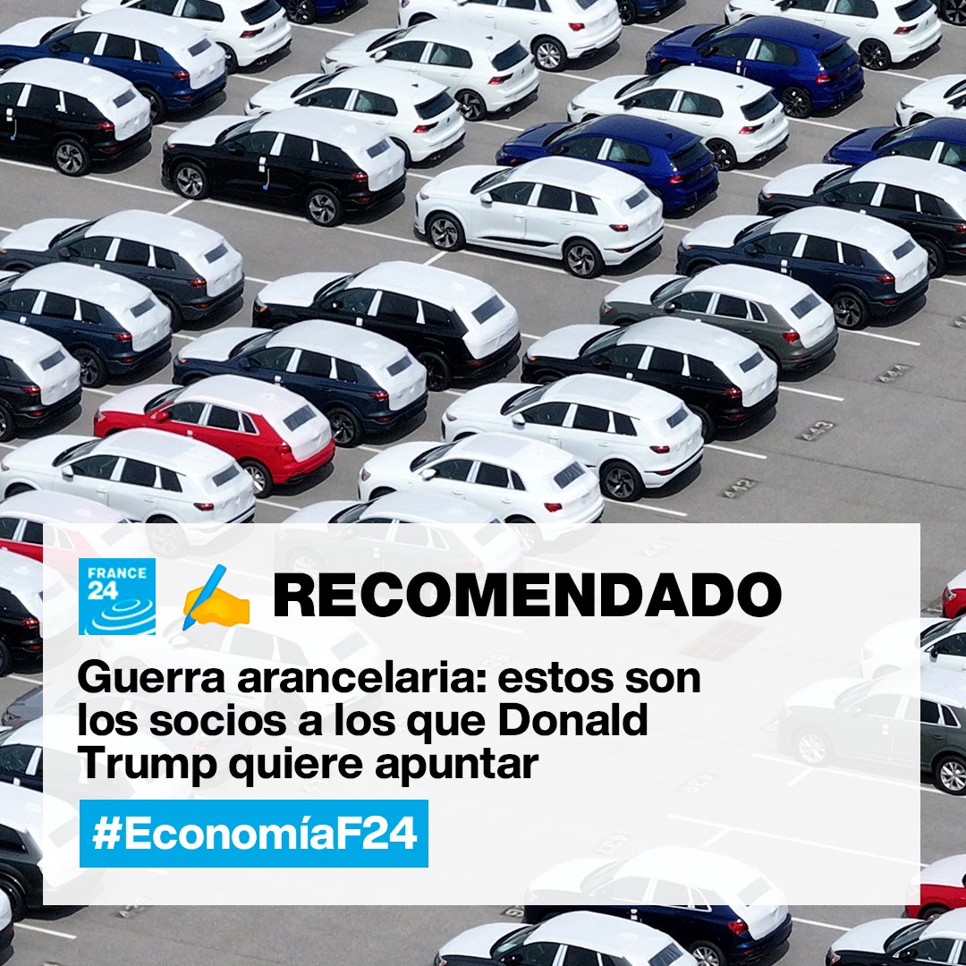 🇺🇸📊 China, la Unión Europea y México son los territorios con los que Estados Unidos tiene un mayor déficit comercial. Estos se han convertido en blanco de las amenazas arancelarias de Trump ➡️ f24.my/B40T.x

#EconomíaF24 con <a href="/DanielaBRamirez/">Daniela Blandón</a>