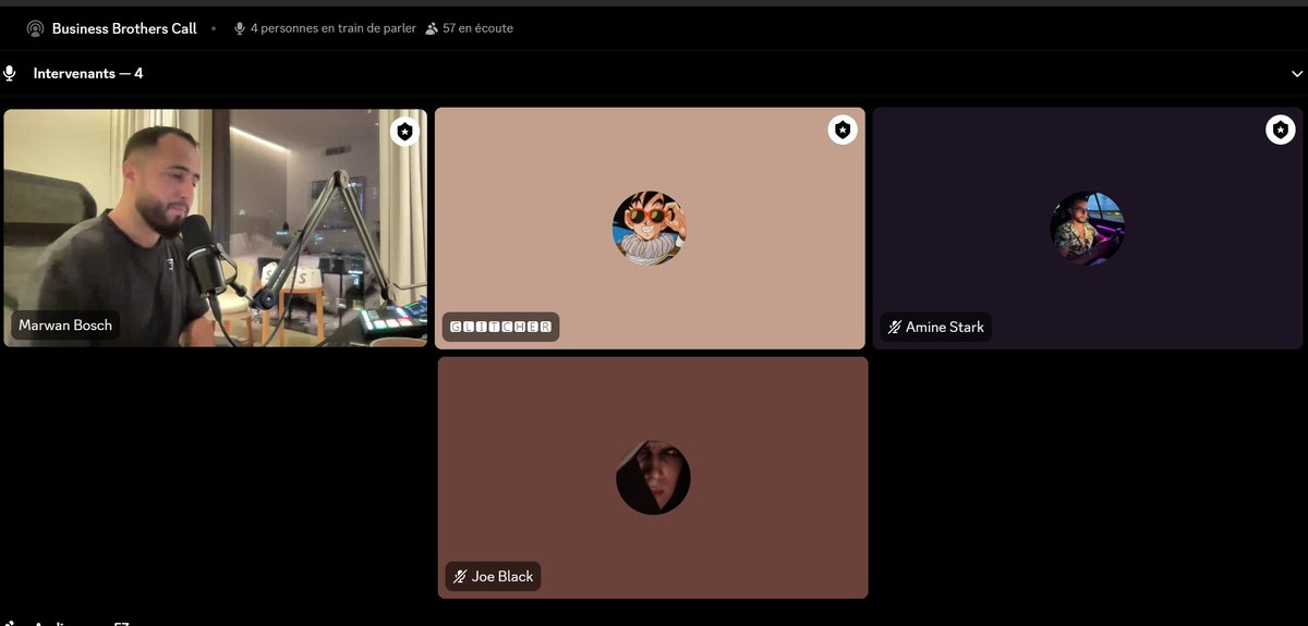 3h de call coaching, c'est que chez les Business Brothers

Merci l'équipe <a href="/iamryankash/">Ryan Kash</a>  <a href="/marwan_bosch/">Marwan Bosch</a> <a href="/glitcher000/">Glitcher</a> <a href="/mehdielshamy/">Mehdi Elshamy</a>