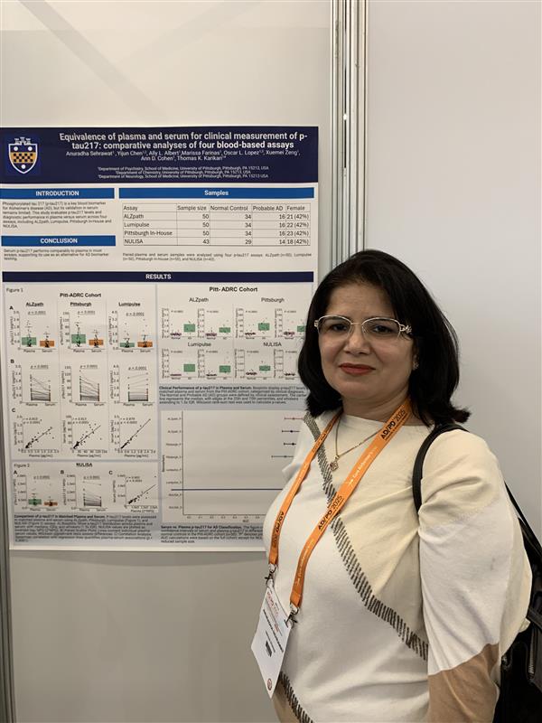 kkarilab's tweet image. Congratulations to our team members Anuradha Sehrawat, Ph.D. and Marissa Farinas, MS, for presenting their posters at AD/PD in Vienna, Austria! Your hard work and dedication continue to inspire us all. Well done! 👏 #ADPD2025 #ResearchExcellence #TeamWork