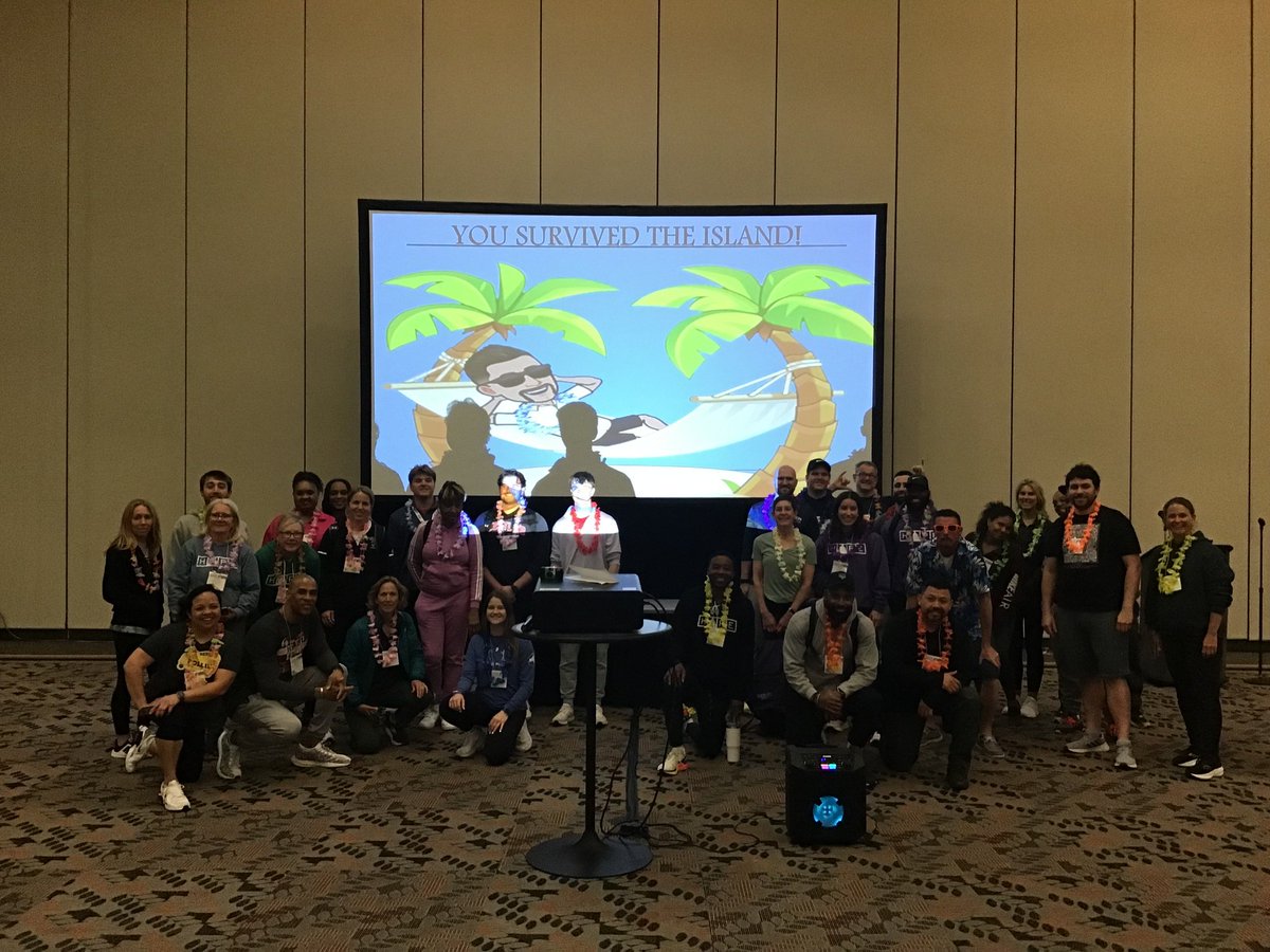 🏝SURVIVORS🏝

Congrats to the Ts who survived #PHYSED ISLAND at #SHAPEBaltimore. They will take back lots of activities for their Ss to learn. <a href="/SHAPEAmerica/">SHAPE America</a>